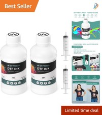 500ml DTF White Ink Refill, Vivid Color for Custom Apparel Printing picture