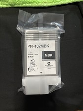 Canon PFI-120MBK Ink Cartridge Tank GENUIN 130ml  New Unopened PFI-120MBK picture