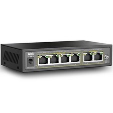 6-Port Ethernet PoE Switch with 4 Ports PoE+, 2*Fast Ethernet Uplink 10/100Mbps picture