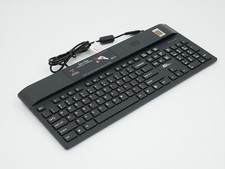 KSI Black USB RFID Reader Touch Chip Biometric Keyboard KSI-1700-SX HFFFB-03 picture