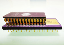 2PCS Antique Gold Plated CPU Collection M80C51+G2764 picture