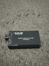 Black Box Miniature Media Converter LGC120A-R3 10/100Mbps, Pre-Owned  picture