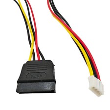 10x Mini 4-Pin PH 2.0mm Female to 15-Pin Sata Female Power Supply Adapter Cable picture