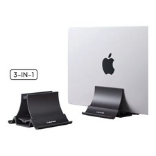 Vertical Laptop Stand Automatic Shrink Space Saving MacBook Surface iPad Phone picture