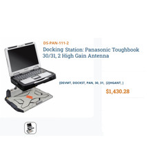 NEW Genuine PANASONIC HAVIS Docking Station DS-PAN-111-2 for Toughbook CF-30/31 picture