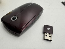 Kensington Slimblade Media Wireless Laser Mouse K72282 w USB Dongle Tested Works picture