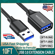 USB 3.0 Super Speed Extension Cable Male to Female Charger Powered Data Sync USA picture
