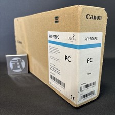 Canon PFI-706 PC Photo Cyan Tank 700ml Expired New / Unopened PFI-706PC picture