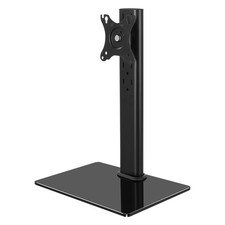 KKTONER Single Computer Monitor Stand Free Standing Desk Vesa Mount for Black picture