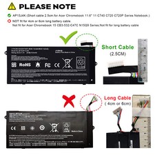 AP13J3K AP13J4K Battery For Acer Chromebook C720-2848 C720 C720P C740 14 CB3-43 picture