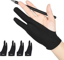 OTraki 4 Pack Artist Drawing Gloves for Digital Tablet Paper Sketching picture