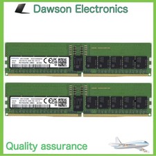 Samsung 64GB (2X32GB) DDR5 5600MHz PC5-44800 RDIMM Memory RAM (M321R4GA3PB0-CWM) picture
