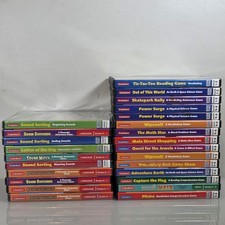 Lakeshore & iLakeshore PC/MAC Interactive Learning Game Lot 25 Games Grades K-6 picture