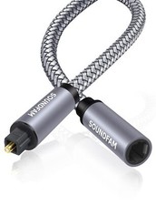 Optical Extension Cable 3Ft/1M Toslink Optical Cable Male to Female Hi-Fi Sou... picture