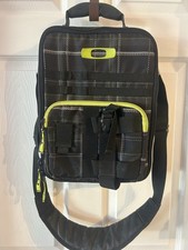 Oakley CHECKPOINT Vertical Computer Laptop Black Padded Messenger Bag picture
