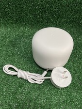 Google Nest H2D Mesh WiFi Point Extender White w/ Power, Tested & Works. picture