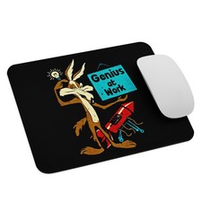 Wile E Coyote Genius At Work Roadrunner Classic Retro Mouse Mat Pad picture