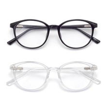 2-Pack Blue Light Blocking Glasses Round Women Men Computer Glasses Anti Eye ... picture