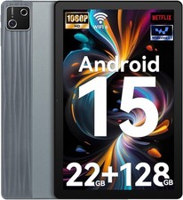 2025 Latest Android 15 Tablet,Tablet 10 Inch with 22GB + 128GB + 1TB TF,Gray picture