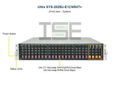 Supermicro SYS-2028U-E1CNR4T+ 2U 24-Bay w/ Rear Bay 2.5