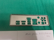 ASUS IO SHIELD FOR ASUS  PRIME B550 PLUS AC HES   ( MINT ) , ORIGINAL picture