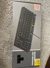 Atrix FPS RGB Backlit Mechanical Sniper Black Keyboard Customizable Programable picture