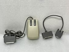 Vintage 1980's Microsoft Serial Mouse ~ 2-Button Gray & White ~ #C3K7PN 9939 picture