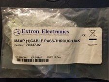 EXTRON #70-637-02 MAAP Cable Cubby Pass-Through Mounting Plate, Black - NEW picture