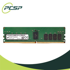 32GB RAM Kit Micron 2x 16GB PC4-2666V-R 2Rx8 DDR4 ECC REG MTA18ASF2G72PDZ-2G6E1Q picture