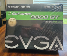 EVGA GeForce 9800 GT 512MB DDR3 PCI-E 2.0 Video Card - New Sealed picture