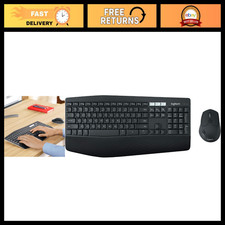 Wireless Keyboard and Mouse Combo - Ergonomic, Multi-Device, 2017 Model picture