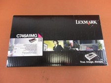 Genuine Lexmark C746A1MG Magenta Original Box picture