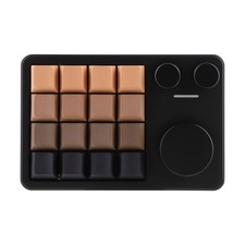 KiiBoom Cybrix 16 VIA Programmable Macro Pad - 16 Keys + 3 Knobs | Type-C Wir... picture