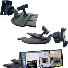EXTOMUXE CD Slot Mount for Carplay Screen [Secure 4-Button Lock], 360° Rotation  picture