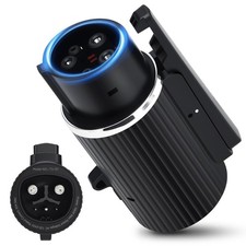 NACS to J1772 Charger Adapter, 80A 280V, Secure Lock, IP55 Rated, EV Charging So picture