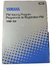 Vintage Yamaha YRM-102 FM Voicing Program MSX Cartridge Software Boxed Japan CX5 picture