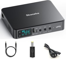Mini UPS for Wifi Router,USB 5V⎓3.6A DC UPS 12V⎓2A Battery Backup 9V⎓2A 18000mAh picture