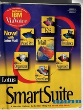 Lotus Smartsuite 97 1-2-3 Word Pro Approach Freelance Graphics Windows 95 open  picture