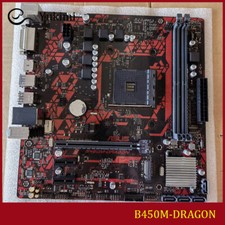 FOR ASUS B450M-DRAGON AMD 64GB VGA DVI DDR4 Micro ATX Motherboard Test OK picture