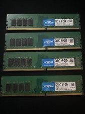Crucial 64GB (4x16GB) DDR4 2133MHz PC4-17000 CL15 UDIMM Desktop Memory RAM picture