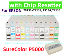 11 Empty Refillable Ink Cartridge SureColor SC P5000 T913 913 w/ chip resetter picture