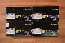 Genuine Lexmark C522 CMYK Toner Set C522,C524,C530,C532,C534 Same Day Shipping picture