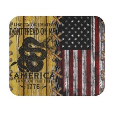 Don’t Tread On Me Gadsden Snake Mouse Pad | American Flag Rustic picture