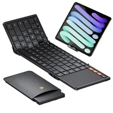 Foldable Bluetooth Keyboard with Touchpad, 0.65