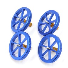 4PCS Aluminum Hand Twist Leveling Nut Diameter60mm picture