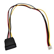 4 Pin PH 2.0mm Female to 15 Pin SATA Female HDD Power Supply Cable for Mini ITX picture