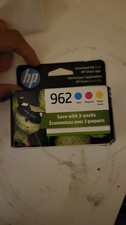 Genuine HP 962 Color Ink Cartridges 3-Pack Cyan Magenta Yellow Sealed OEM picture