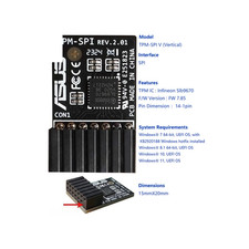 1PC NEW ASUS TPM-SPI V TPM Module (14 Pin 14-1) SPI TPM Trusted Platform picture