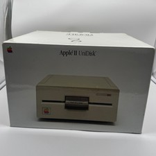 Vintage Apple II UniDisk Original Retail Box Empty Rainbow Logo A2M2050 as is picture