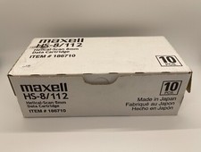 Maxell HS-8/112 Helical Scan 8mm Data Cartridges 2.5 GB Pack of 10 NOS picture